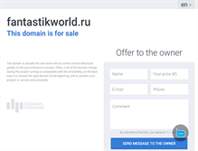 Tablet Screenshot of fantastikworld.ru